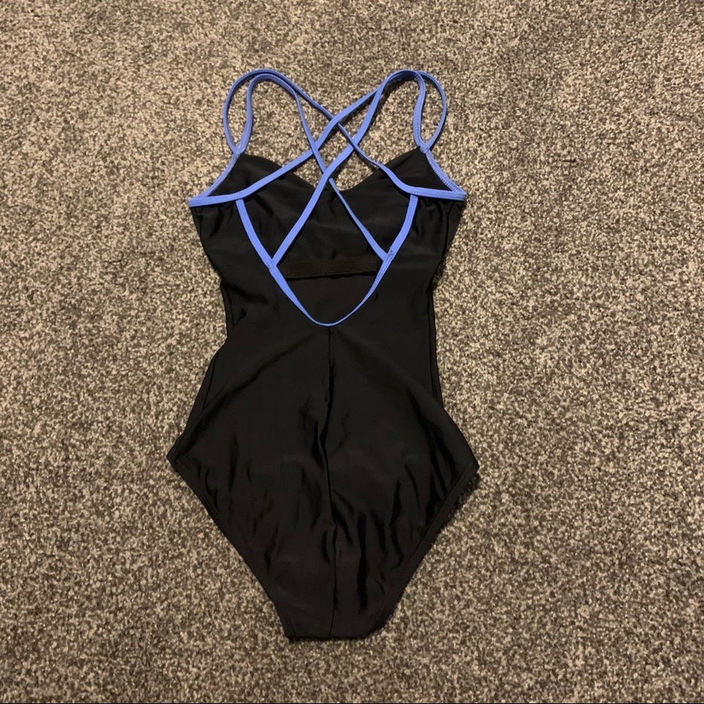 Black & Indigo Natalie Dancewear Leotard/Bodysuit